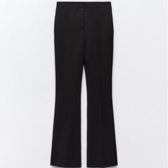 Zara Pants - flared full length trousers